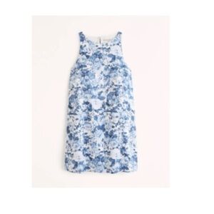 Abercrombie - high neck linen mini dress